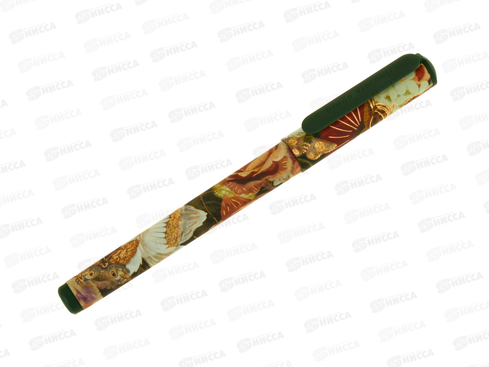 Ручка шар. B.V.Dreamwrite Flora Black night синяя 0.7мм 20-0264/14 *24