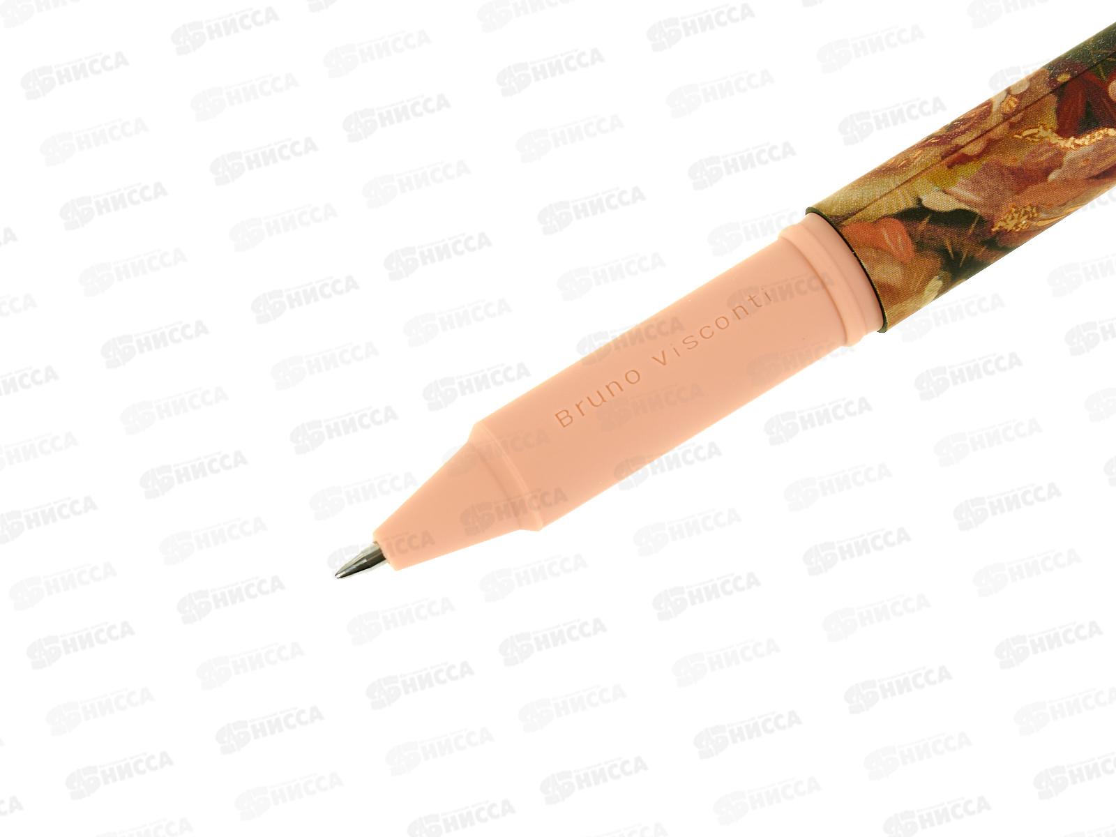 Ручка шар. B.V.Dreamwrite Flora Black night синяя 0.7мм 20-0264/14 *24