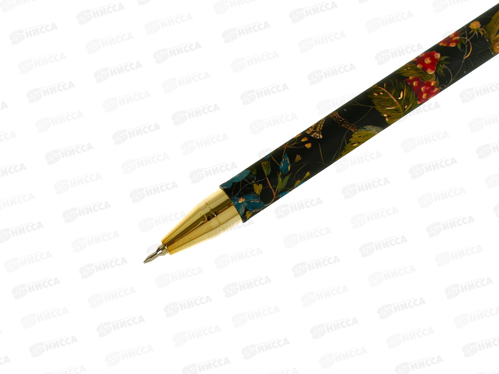 Ручка шар. B.V. Flora Black night синяя 0.38мм 20-0215/75*24