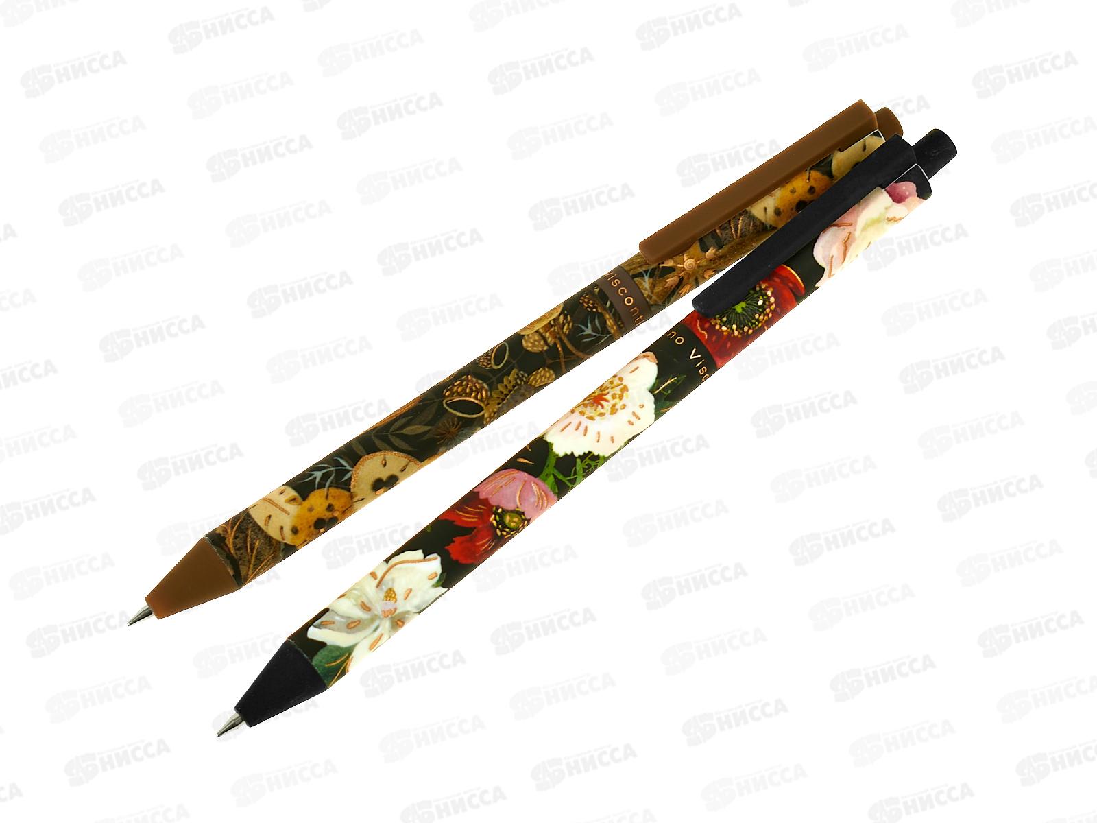 Ручка авт. B.V. Flora Black night синяя 0.5мм 20-0374/01*24