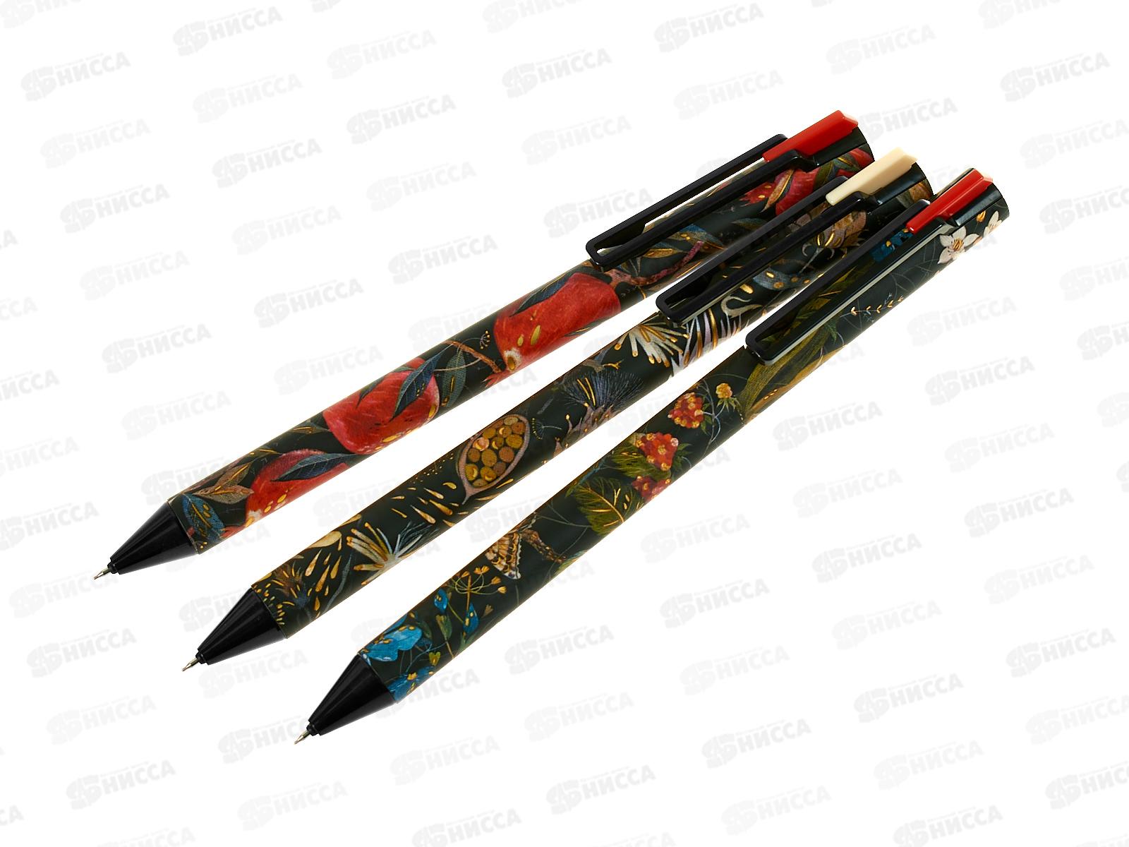 Ручка авт. B.V. Flora Black night черн.гел. 0.38мм 20-0467*12