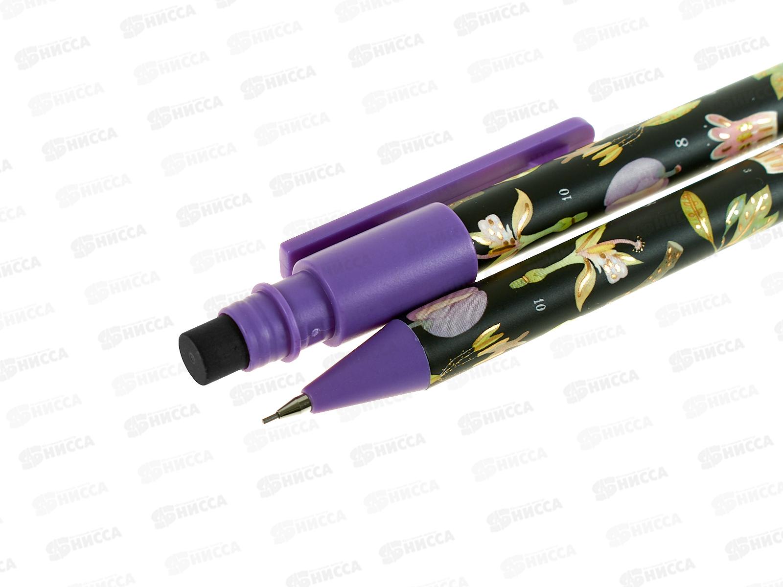 Карандаш мех.с ласт.  B.V. Flora Black night,НВ  21-0077/01  *28