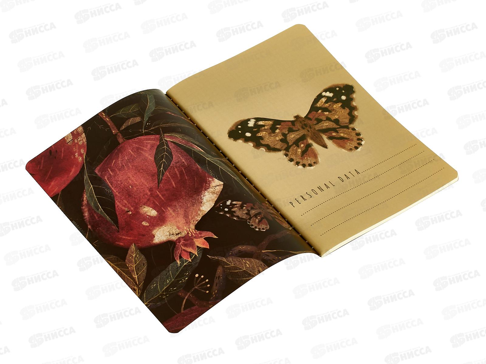 Тетрадь 40л кл. B.V. Flora Гранат 7-40-001/170*4/64