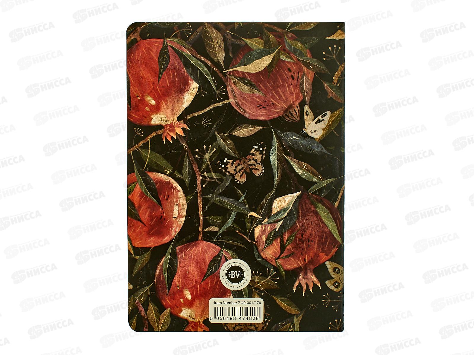 Тетрадь 40л кл. B.V. Flora Гранат 7-40-001/170*4/64