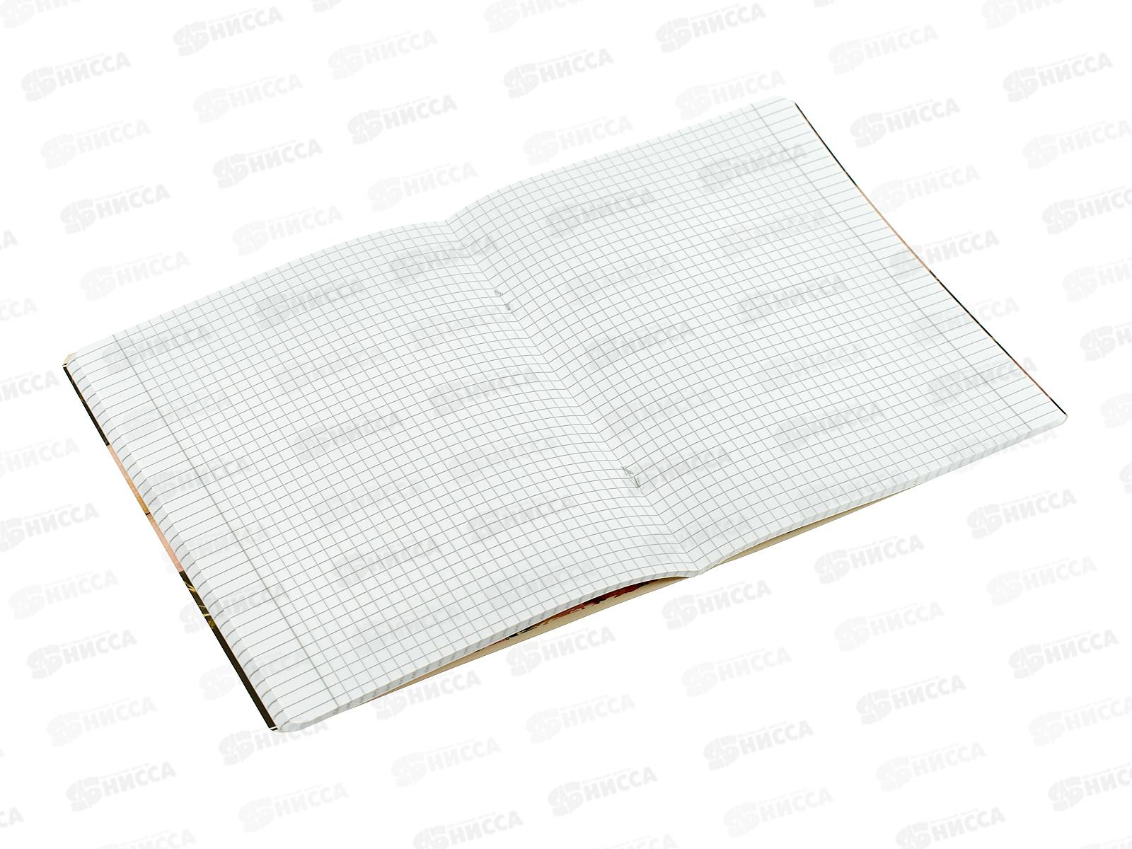 Тетрадь 48л кл. B.V. Flora Black night 7-48-1392*4/64