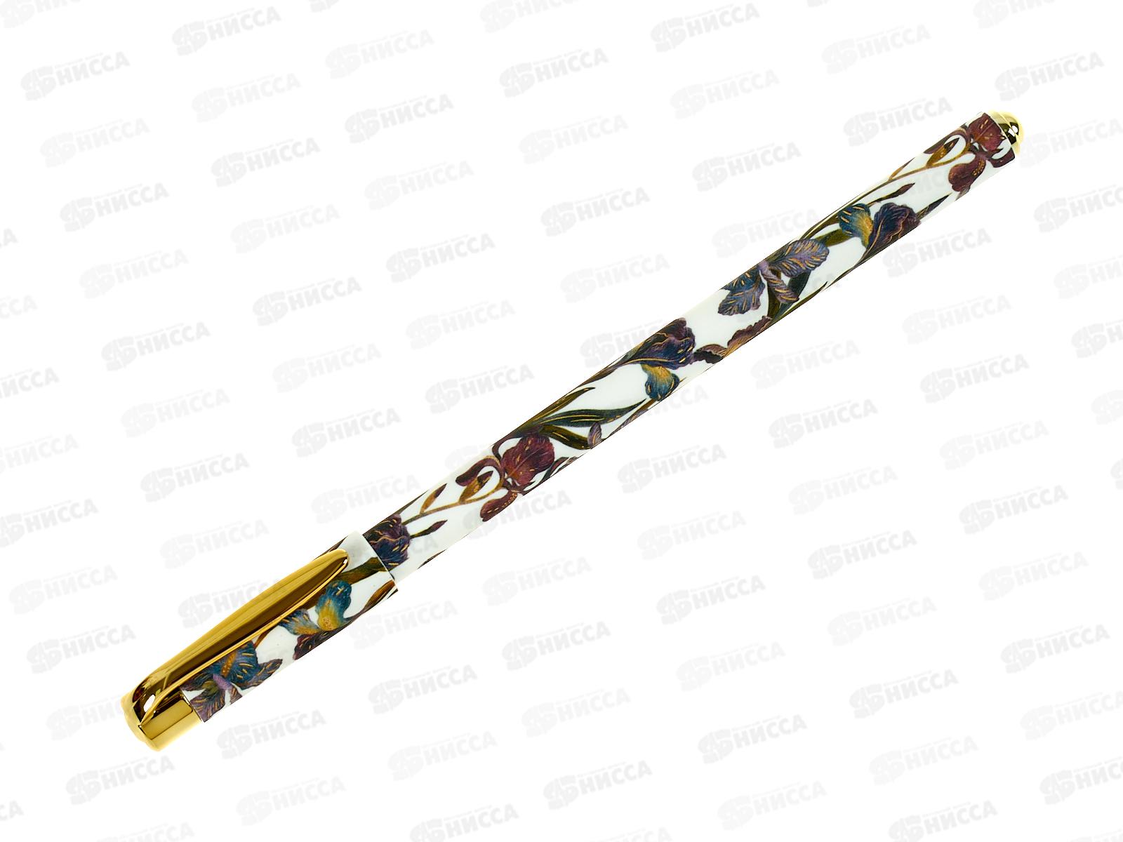 Ручка шар. B.V. Flora Bloom Flowers синяя 0.38мм 20-0215/76*24