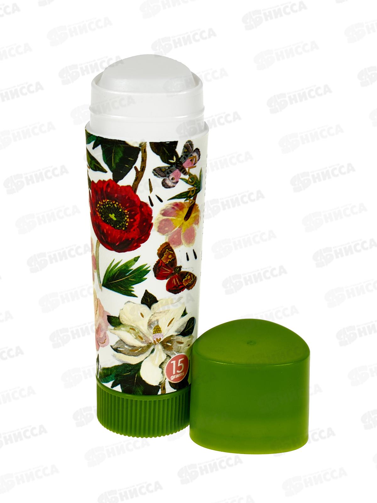 Клей карандаш  B.V.15 г,Flora Bloom Flowers  40-0022*12