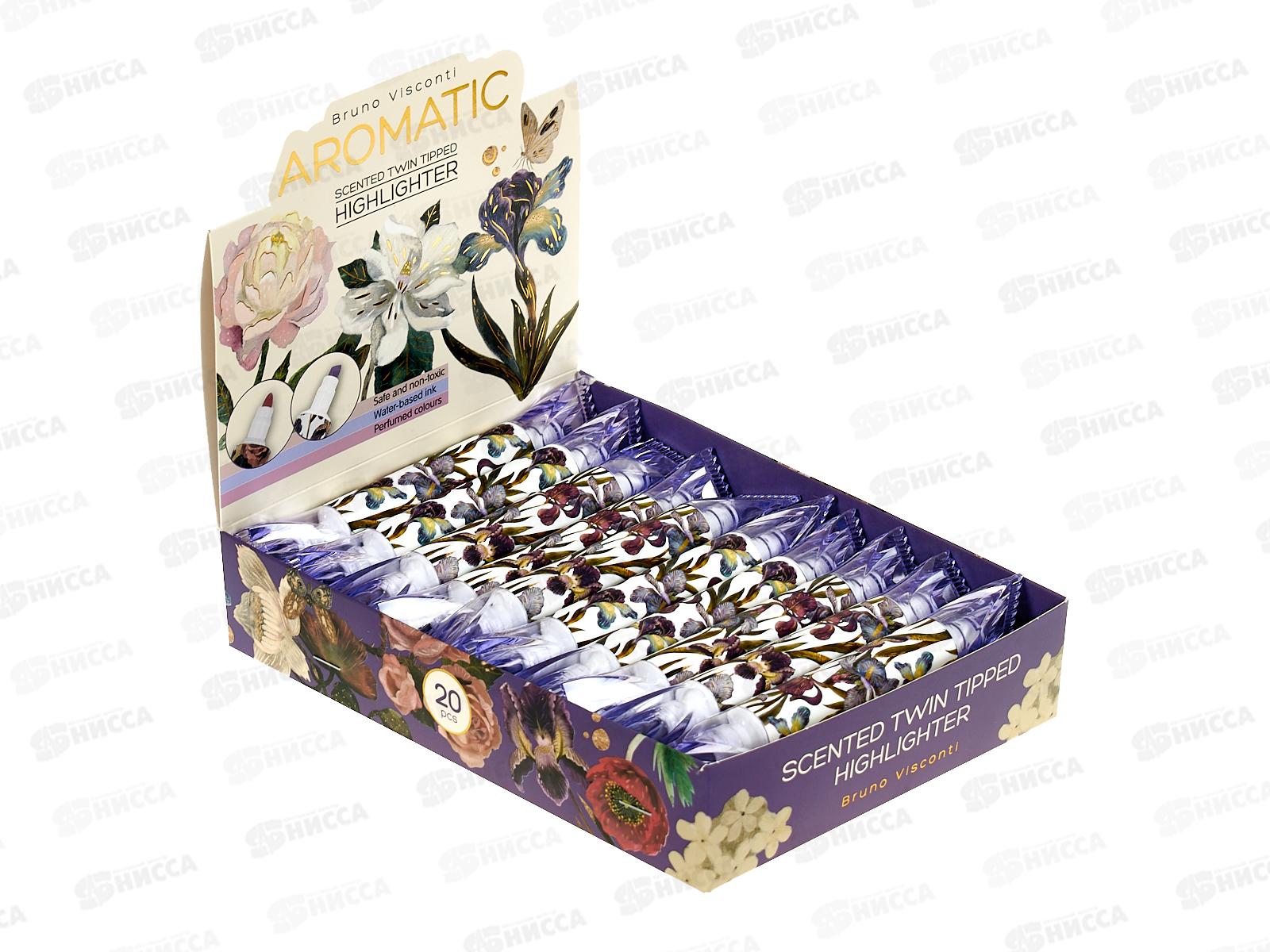 Маркер текст B.V. с запахом Flora Ирисы,сиреневый 22-0190*20