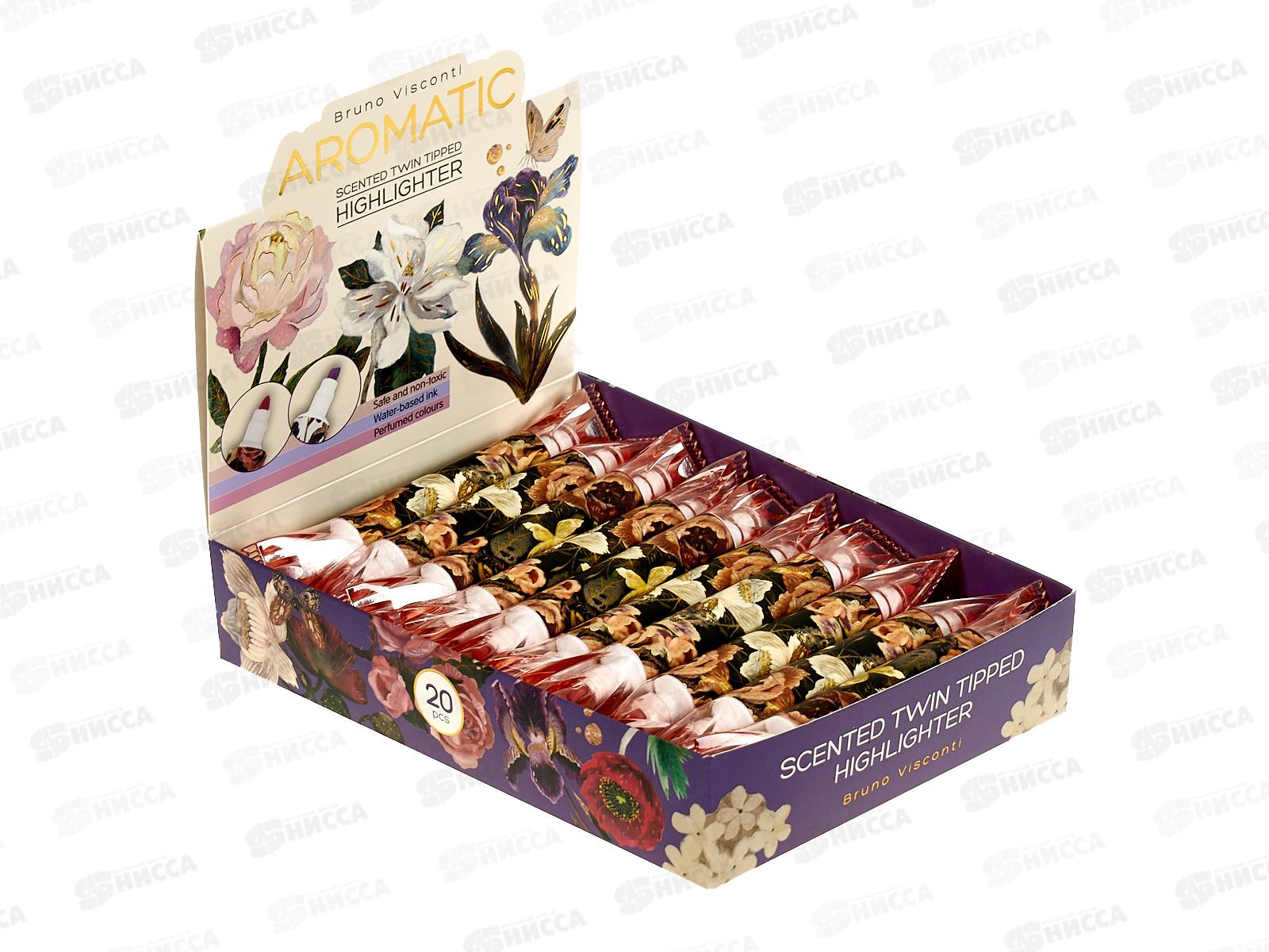 Маркер текст B.V. с запахом Flora розовый 22-0191*20