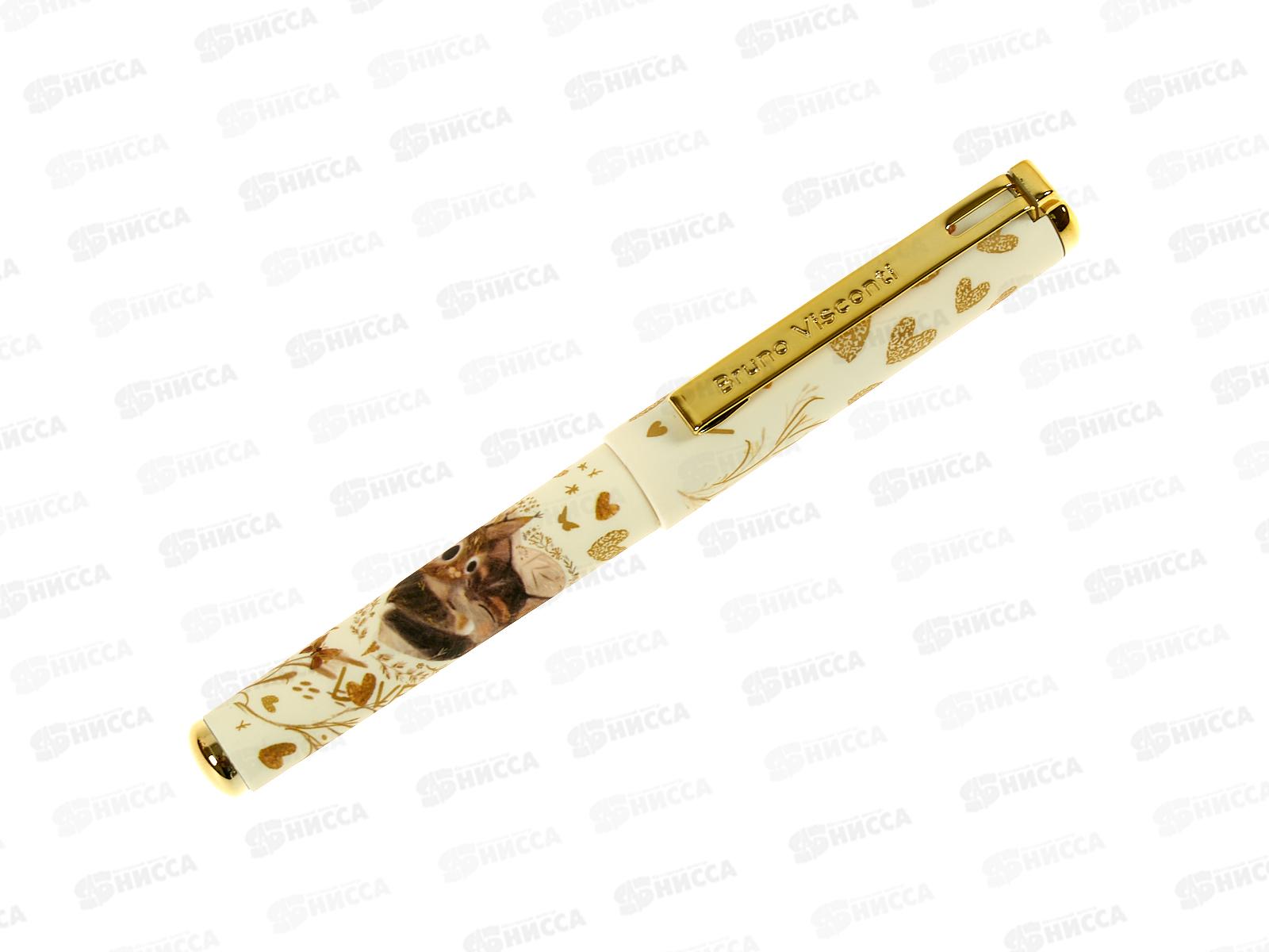 Ручка шар. B.V. DreamWrite,Love me Котики,под.упак.син,20-0486*12