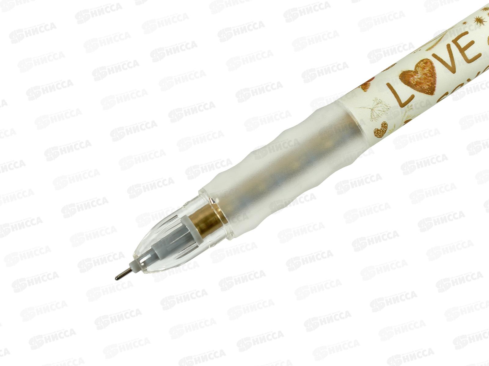 Ручка шар. B.V. пишет-стир Delete soft grip love me син 20-0375/01 *40