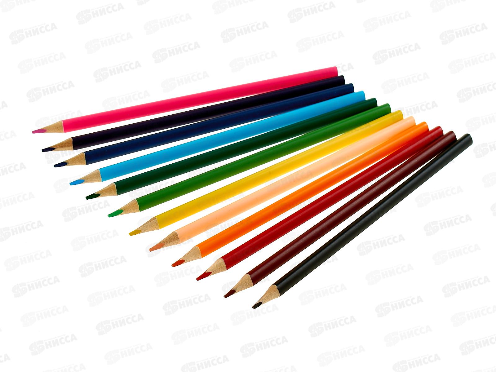 Карандаши 12цв B.V. Love me Милый коти 30-0154*12/144