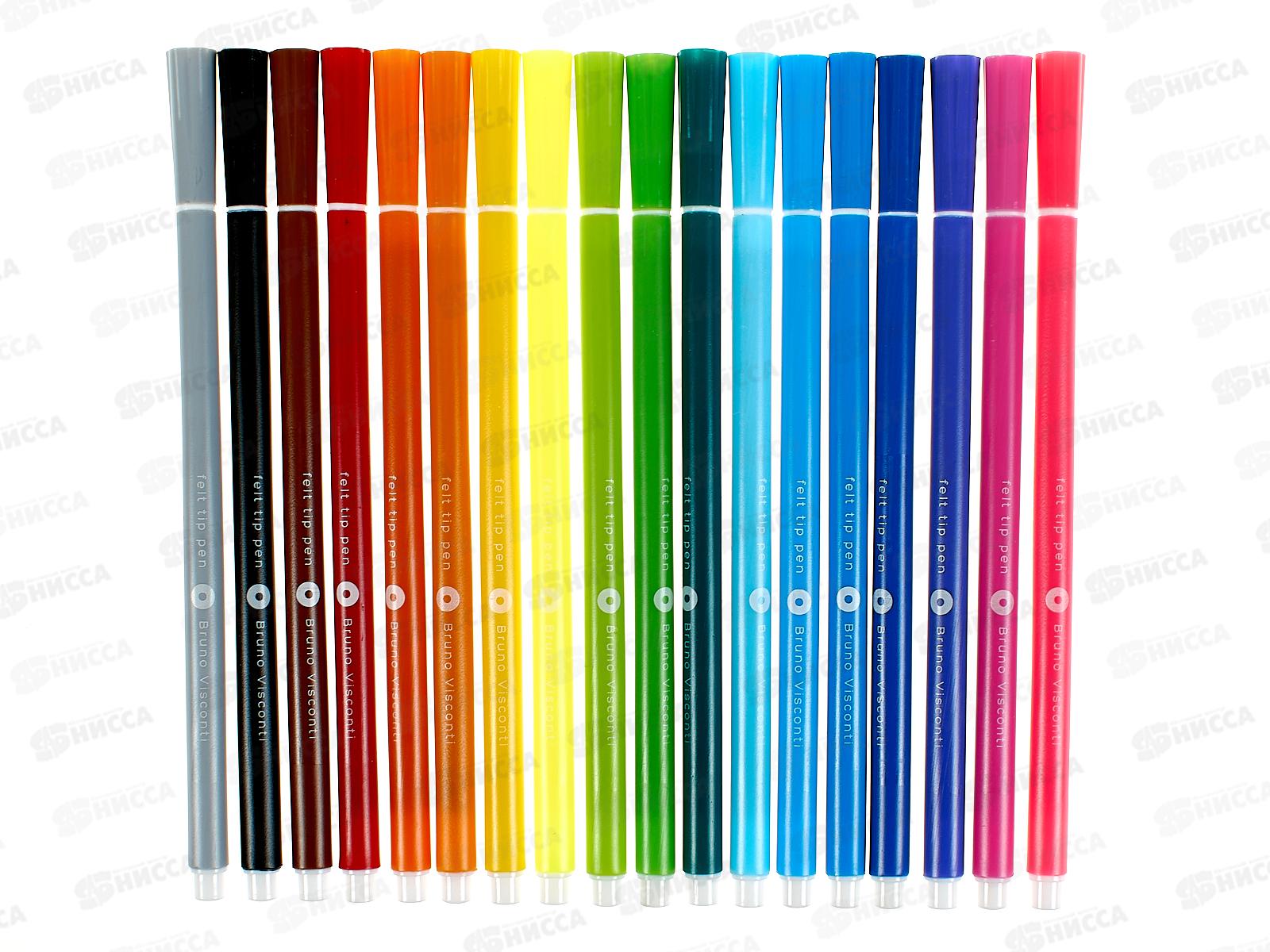 Фломастеры 18цв. B.V. Love me Котики Счастье 32-0077*16