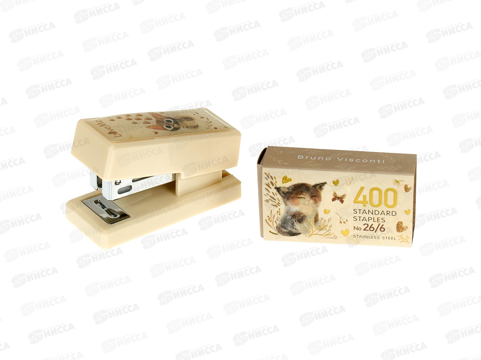 Степлер №24 со скобами B.V. Love me ,46-0003 *12/72