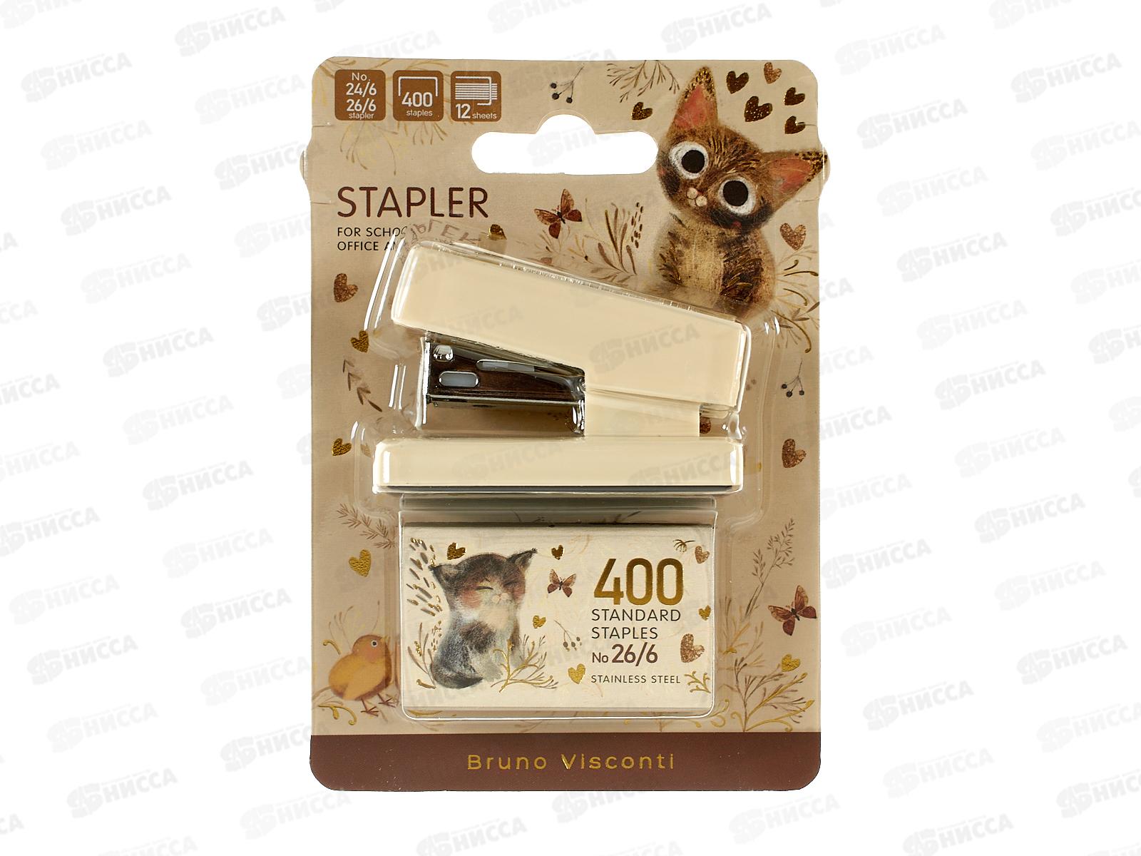 Степлер №24 со скобами B.V. Love me ,46-0003 *12/72