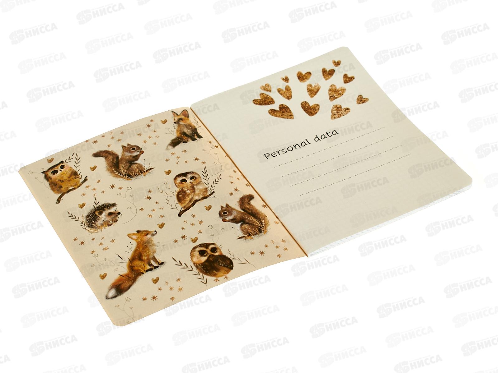 Тетрадь 48л кл. B.V. Love me Funny animals 7-48-1399*4/64