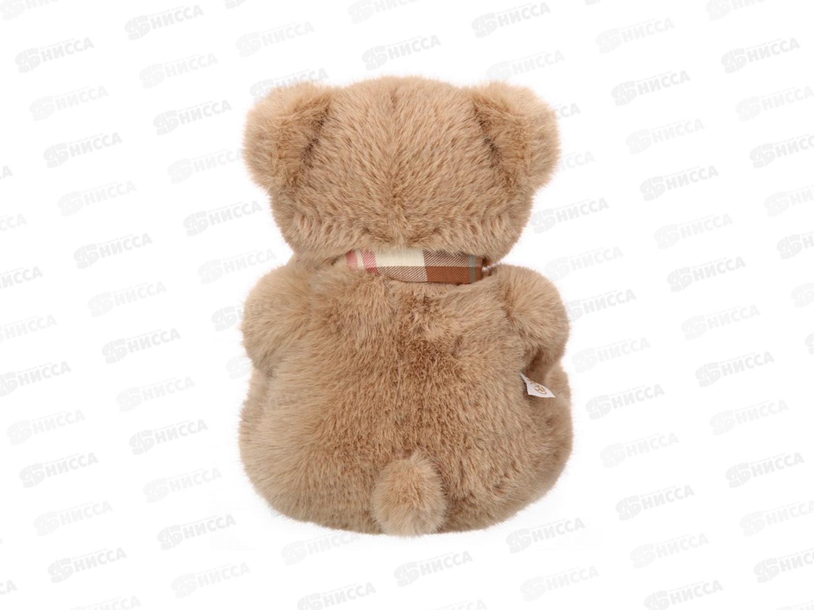 Игрушка ТМ &quotRelana&quot Мишка бежевый с сердцем, 19см, RLW25183-19Н