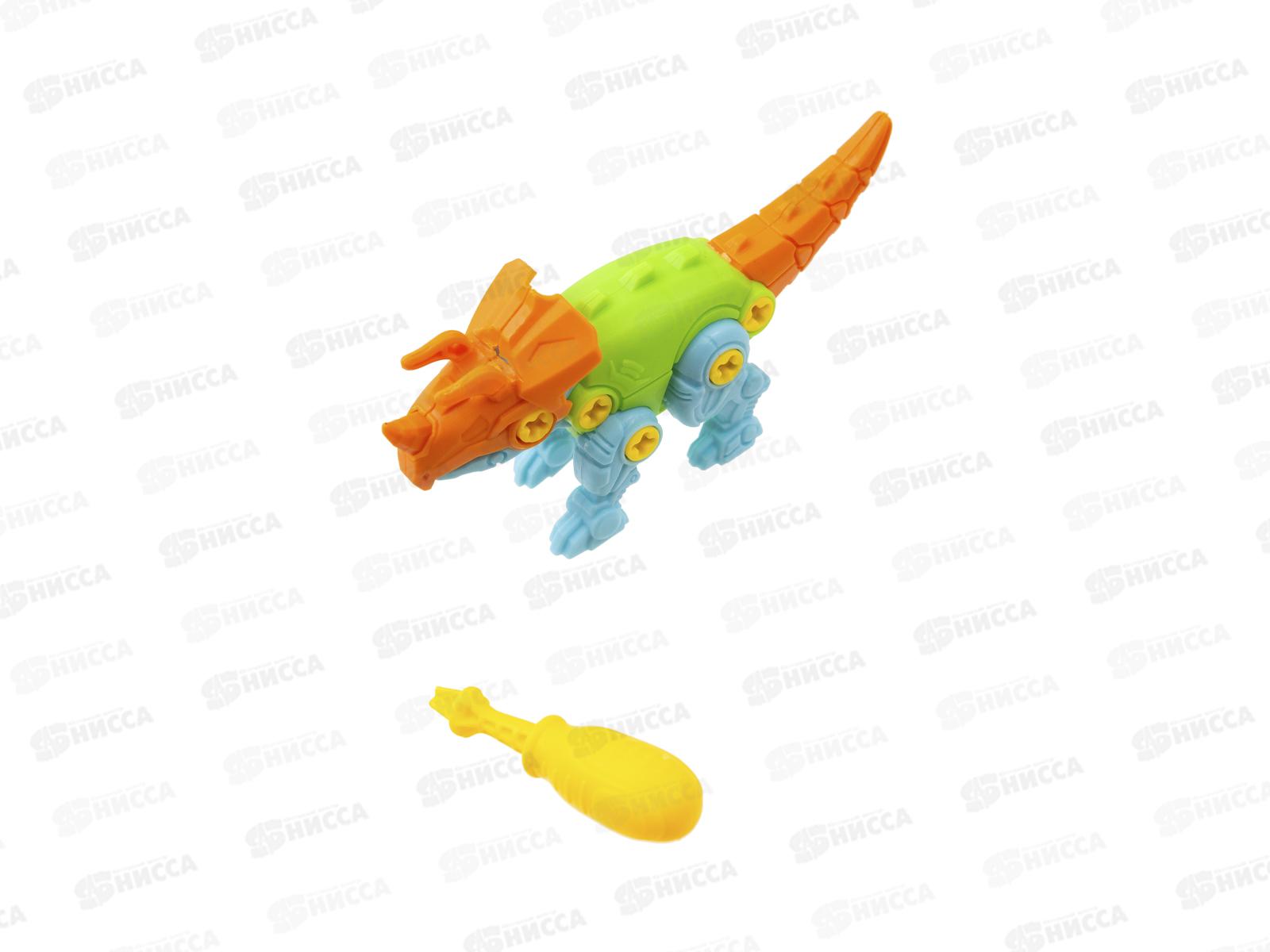 Конструктор &quotДинозавр&quot с отверткой, 1002682 пакет