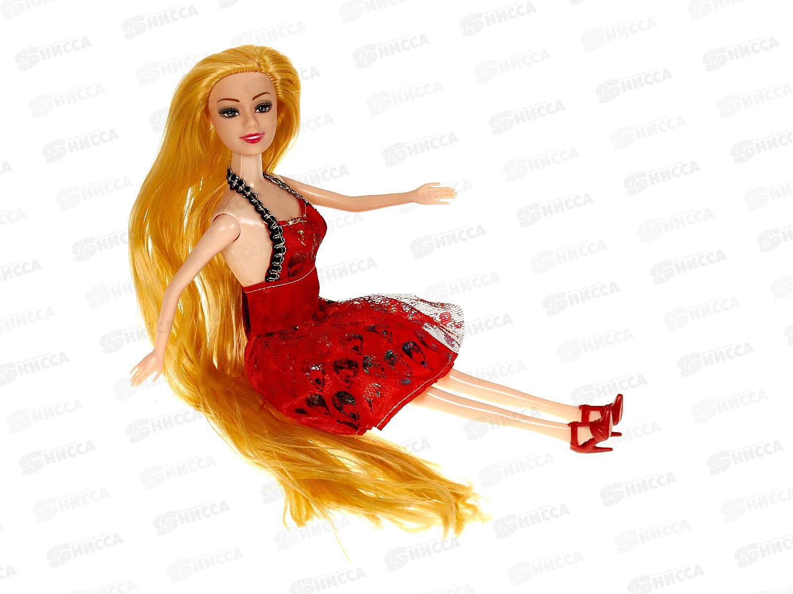 Кукла-модель 29см с длинными волосам, 4 вида, 1000025