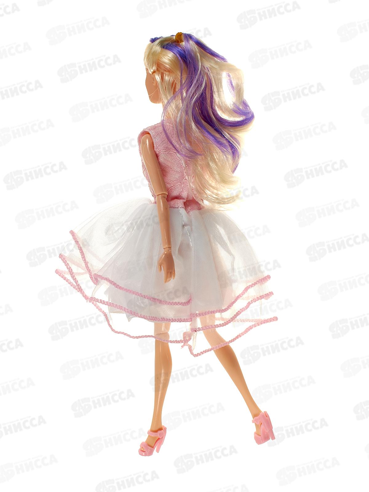 Кукла-модель 29см шарнирная, с 4 дом. питомцами, 3 вида, 1000038