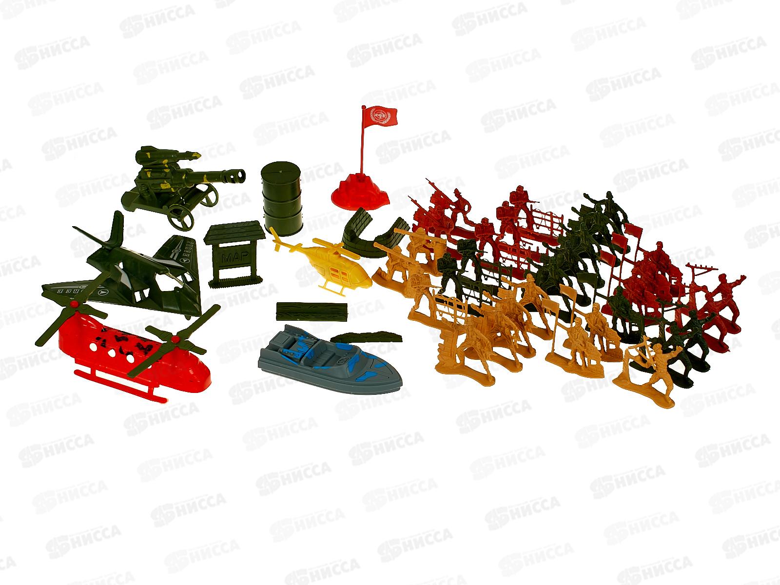 Набор &quotСолдаты&quot солдатики с техникой и аксесс., 36 предметов, 1000478