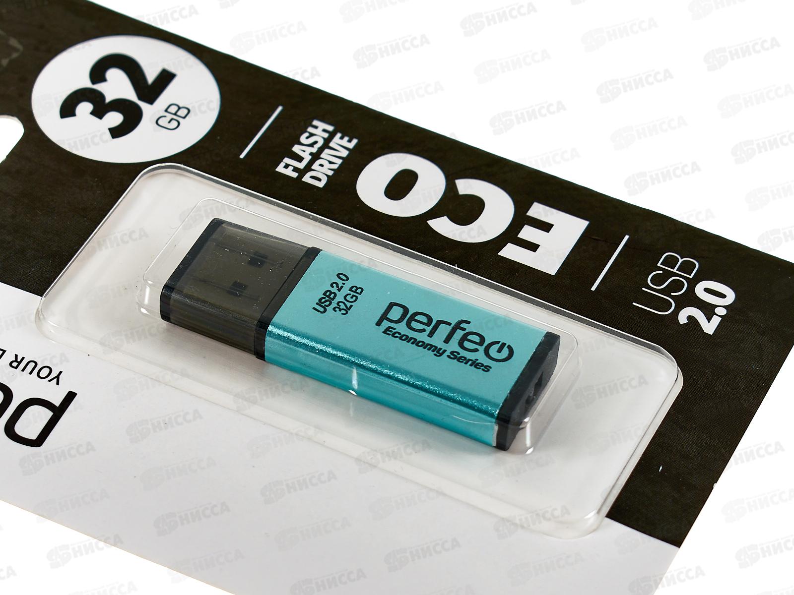 Флеш-карта Perfeo USB 32GB Е03 Green economy series
