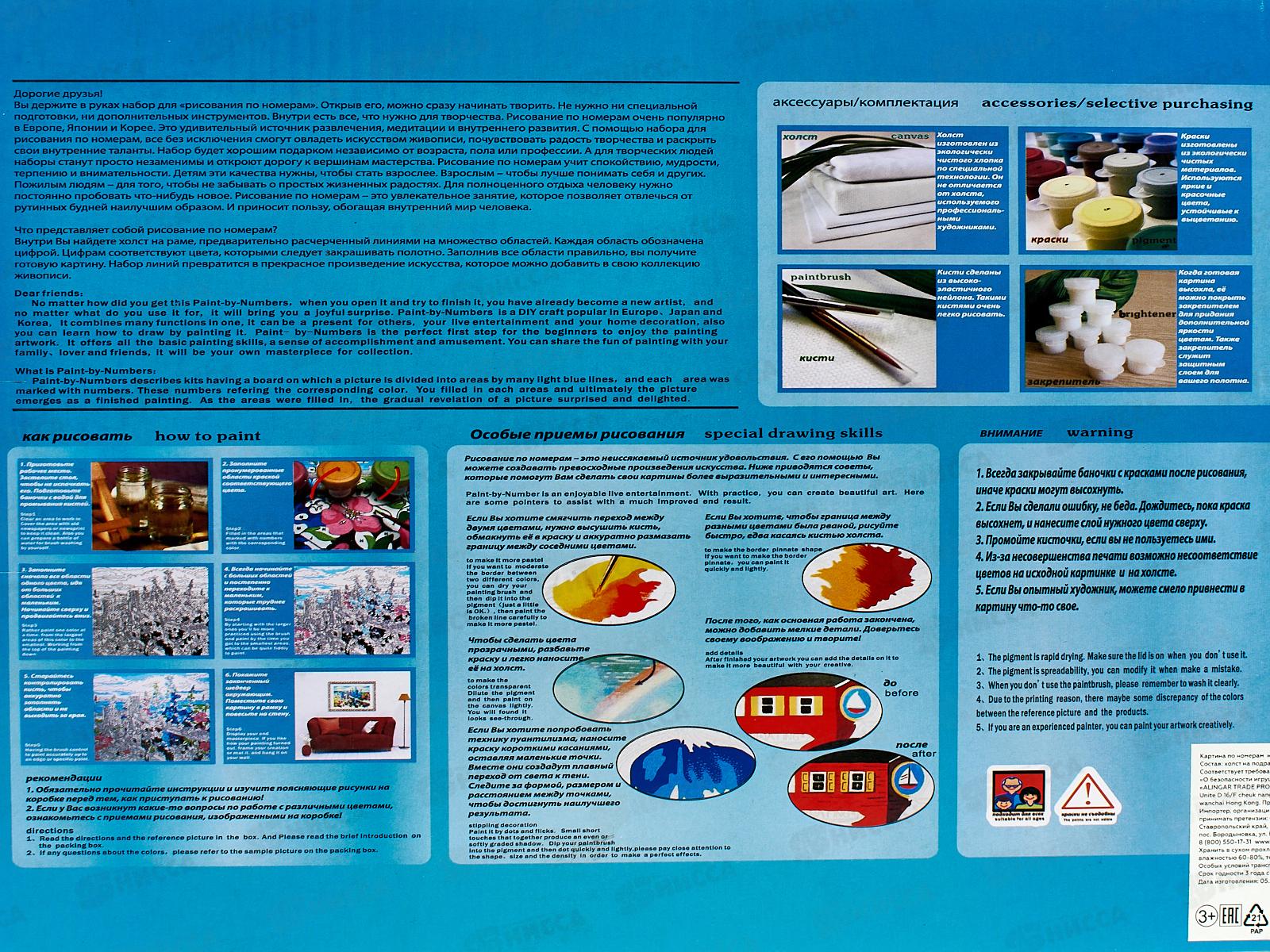 Картина по номерам 20*30 Гербера  АL12998*30