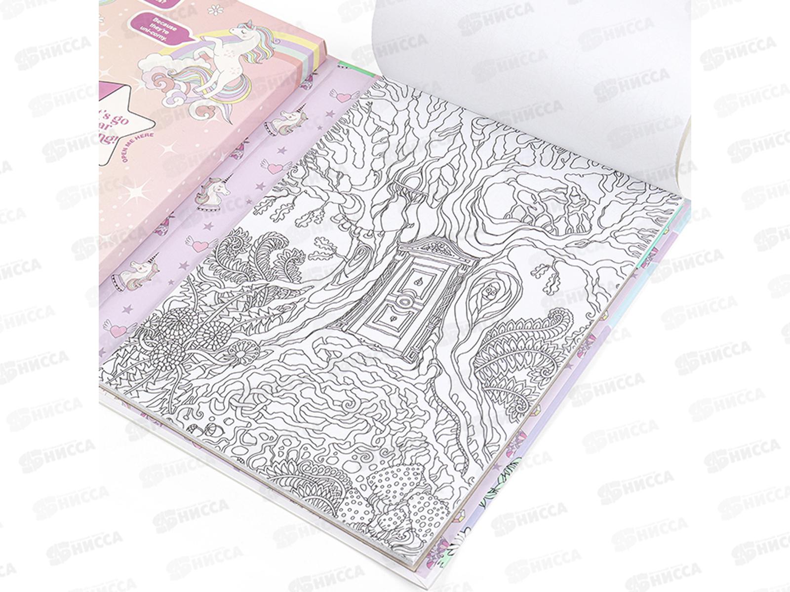 Раскраска+фломастеры 6цв. Darvish  SR-15352 *100