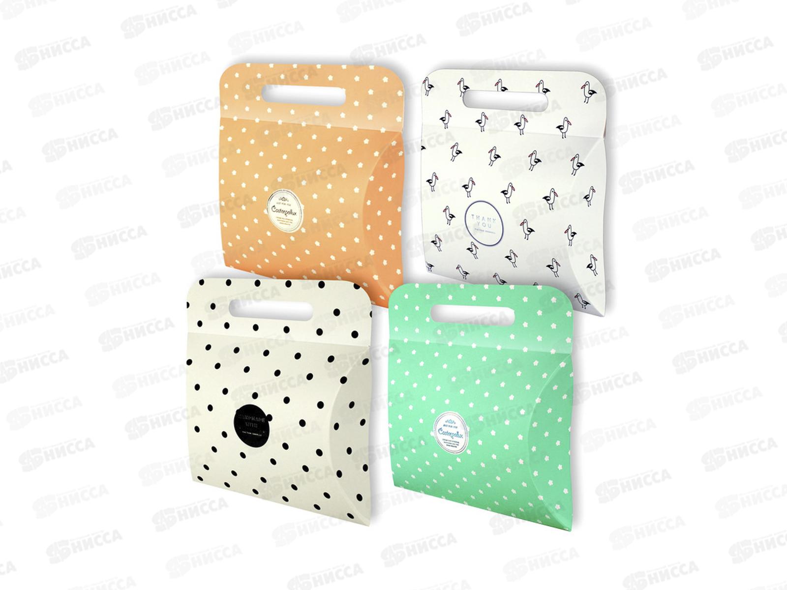 Пакет подарочный 19*20,5*6см асс  DV-13283  *10