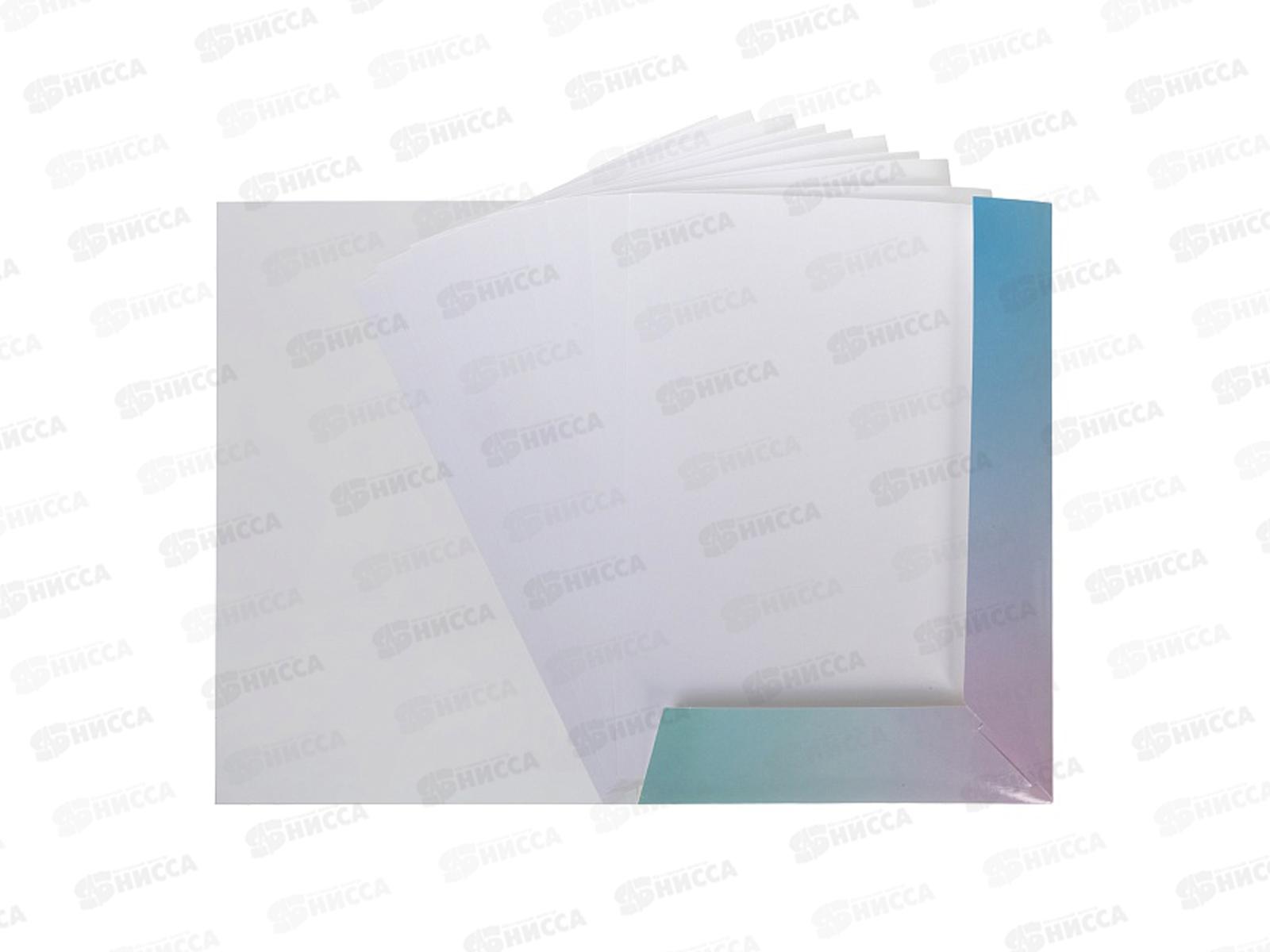 Картон белый Hatber А4  10л Снежный малыш. папка мелов. 36015  *22