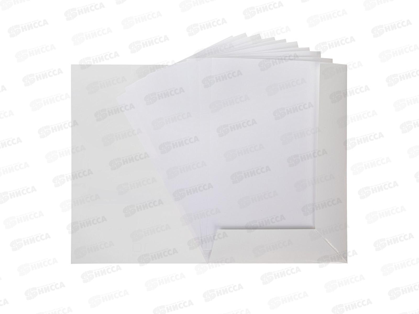 Картон белый Hatber А4  10л Вихрь дорог. папка мелов. 36053  *22