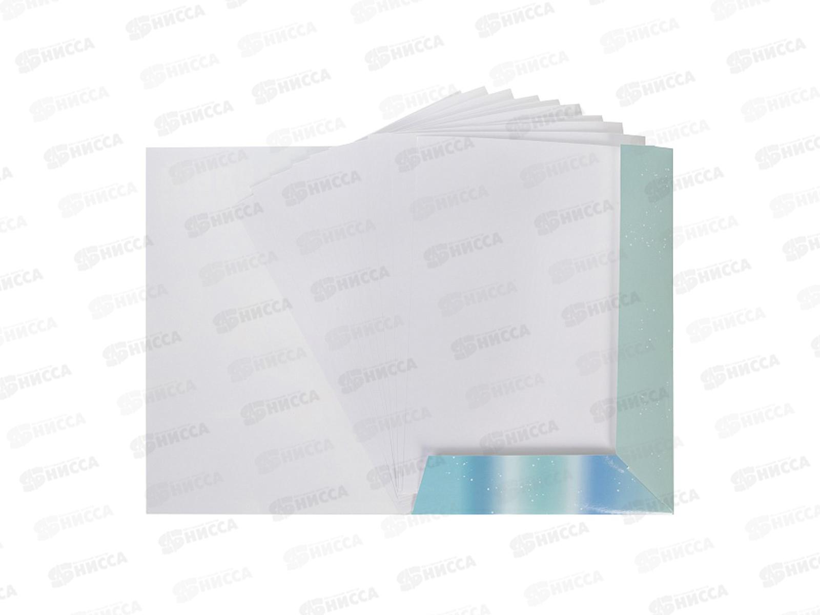 Картон белый Hatber А4  10л Полярный мыслитель. папка мелов. 33797 *22