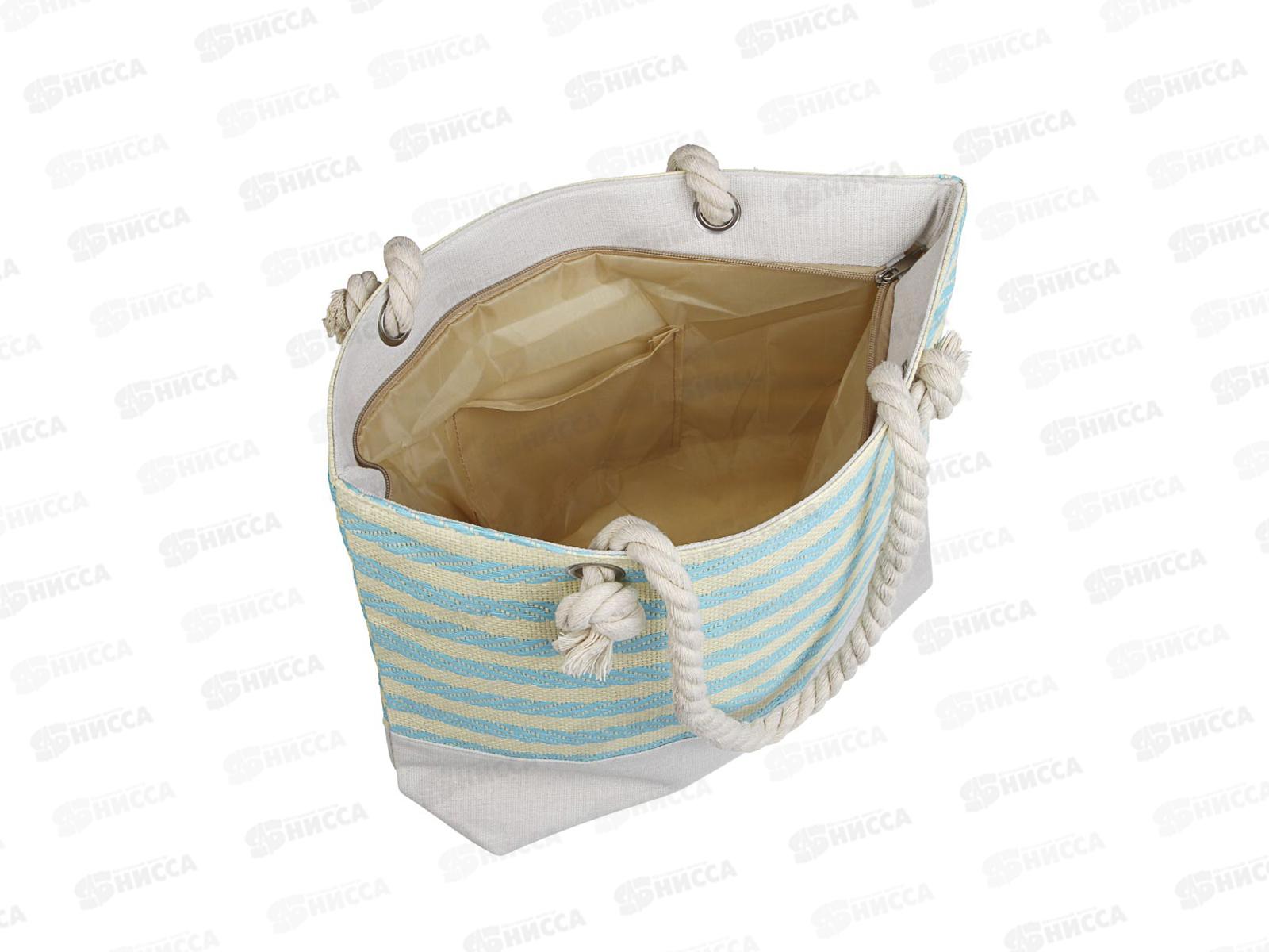 Сумка пляжная 44*33*11см 3 цвета, 100% полиэстер, тм ЮL, 328-320  г