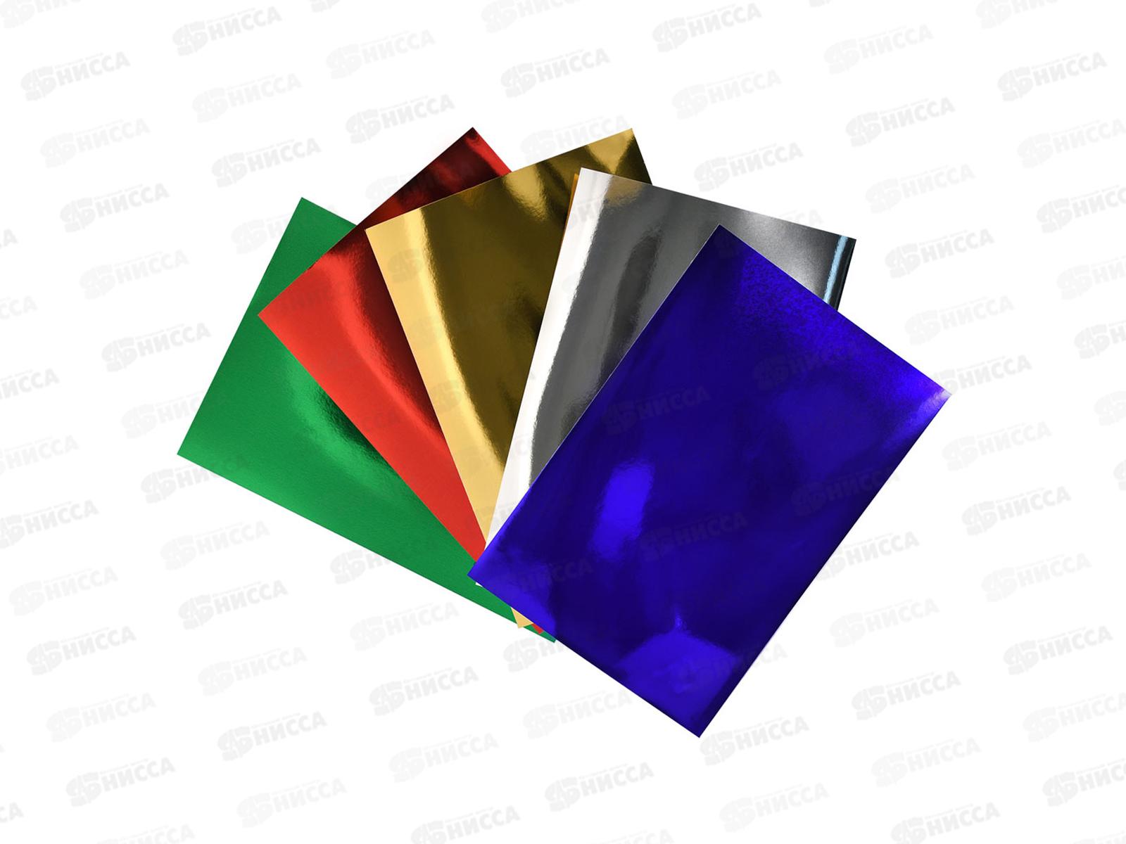 Цветной карт. Каляка-Маляка  5цв  5л металик.,А4 073362 *100