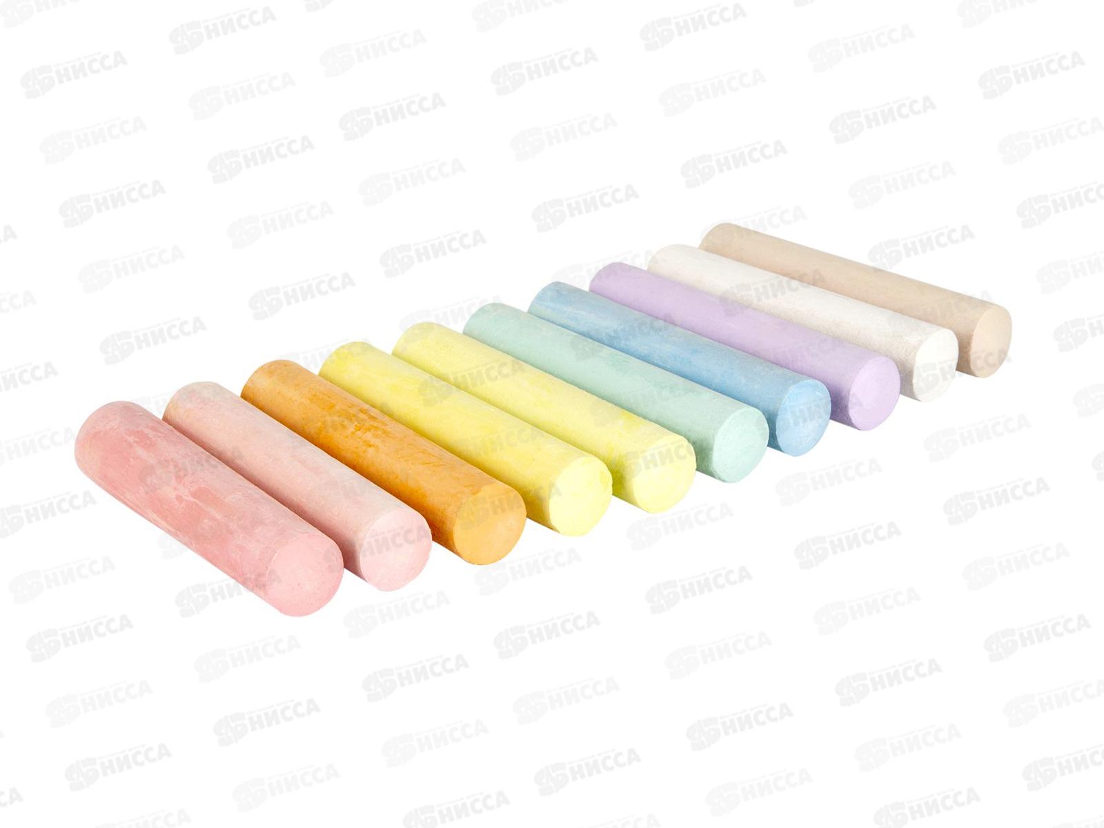 Мел Каляка-Маляка 20шт. неон/блестки. дасфальта, ведро, МАДКМ20 *8/16