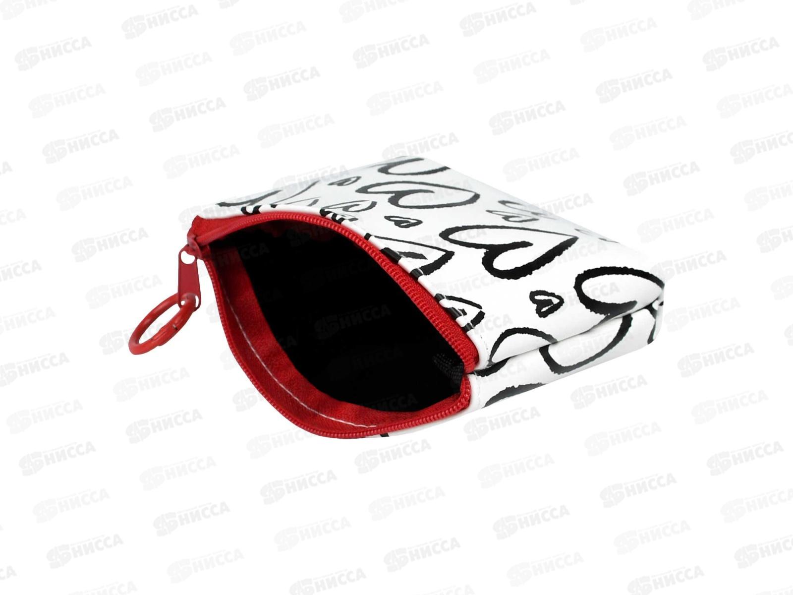 Кошелек ФЕН д/банкнот и монет Сердечки 11*7,5*3,5см. 72942 *10