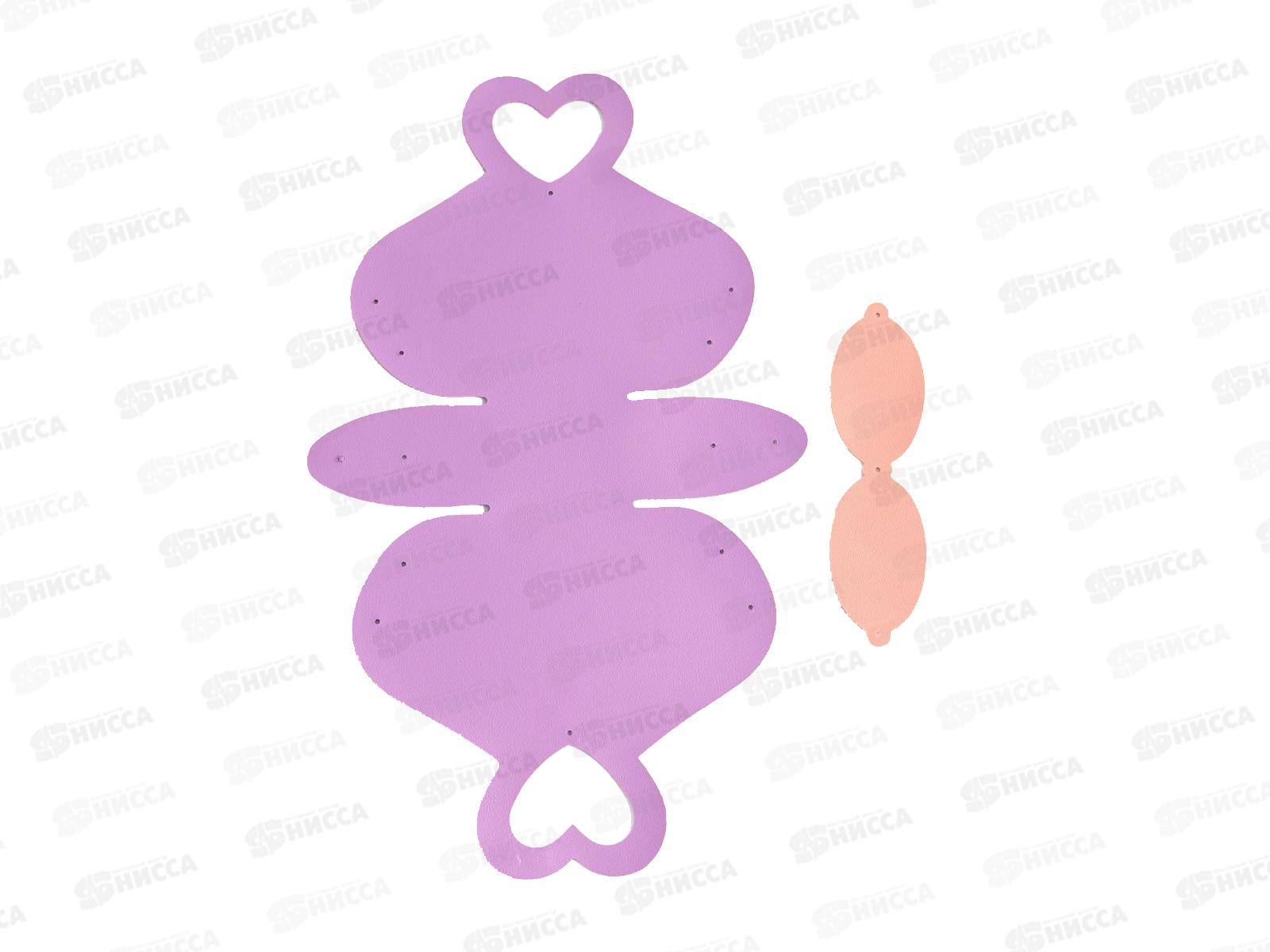 Сумочка подарочная кожанная 10,5*5*6см сиреневая 10875788