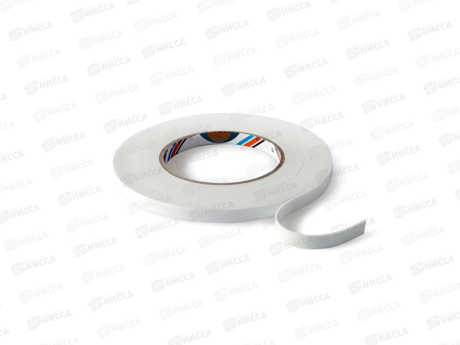 Скотч двусторонний вспенен. бел.9мм 10м  302-013 AVIORA *180