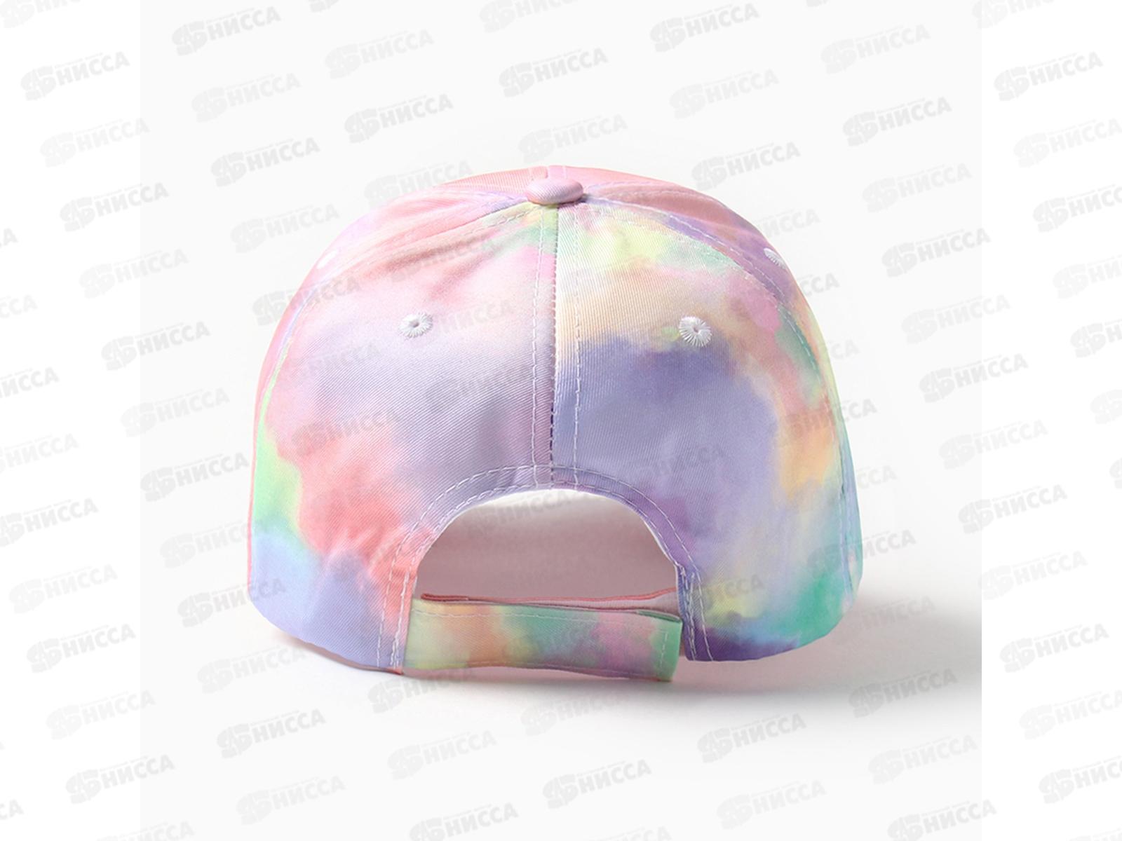Кепка детская MUNAKU &quotTie-dye&quot на липучке хл 50%, п/э 50%, р.52 роз/фиолетовый 9886882