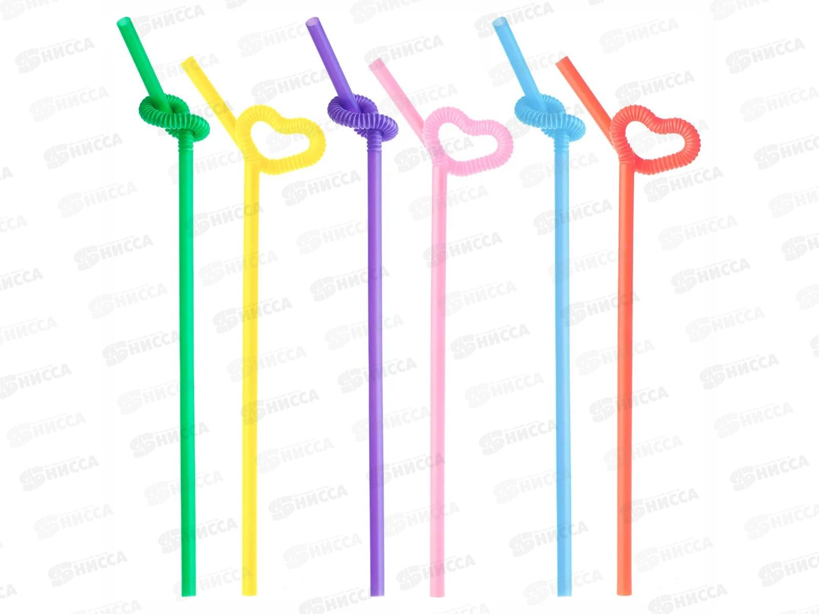 Трубочки для коктейля PATERRA Фантазия с дл изг 26*0,5см 20шт 401-769