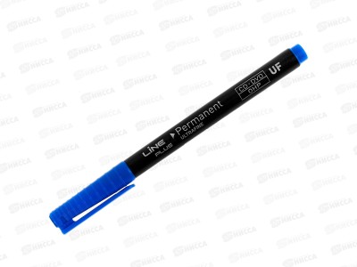 Маркер LINE PLUS для CD синий, 2500UF *12