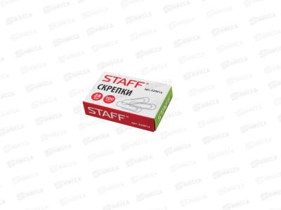 Скрепки STAFF 28мм 100шт, 220012 *120