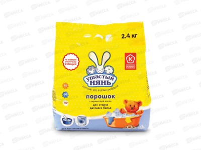 Ушастый нянь стиральный порошок детский 2,4кг *6