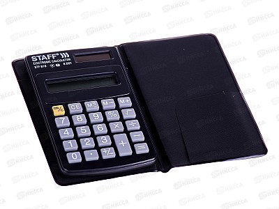 Калькулятор STAFF STF-818 карманный .  8разр.  *200