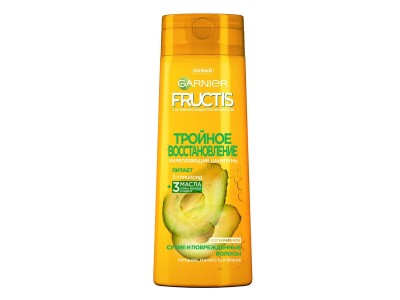 Шампунь для волос Fructis &quotТройное восстановление&quot, 400 мл, Garnier
