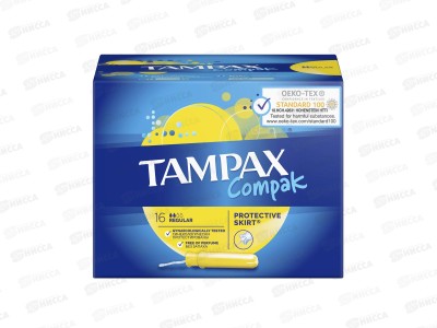 ТАМПАКС 16 компак регуляр с аппликатором *6