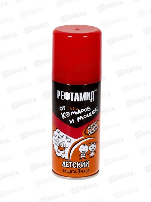 Рефтамид антикомар Детский Бережная защита 100мл *15