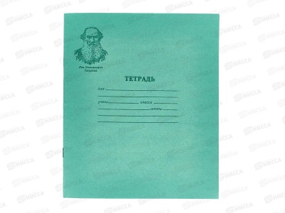 Тетрадь 12 листов линия ТОМСК газетная с полями, 2-г *100