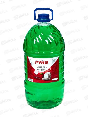 РУНО средство для мытья посуды Яблоко, ПЭТ бутылка 5л *2