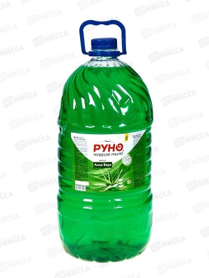 РУНО жидкое мыло АлоэВера, ПЭТ бутылка 5л *2
